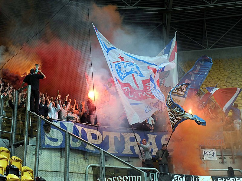 Fangruppierung mit Problempotenzial: Die Ultras von Hansa Rostock stehen immer wieder in der Kritik. 