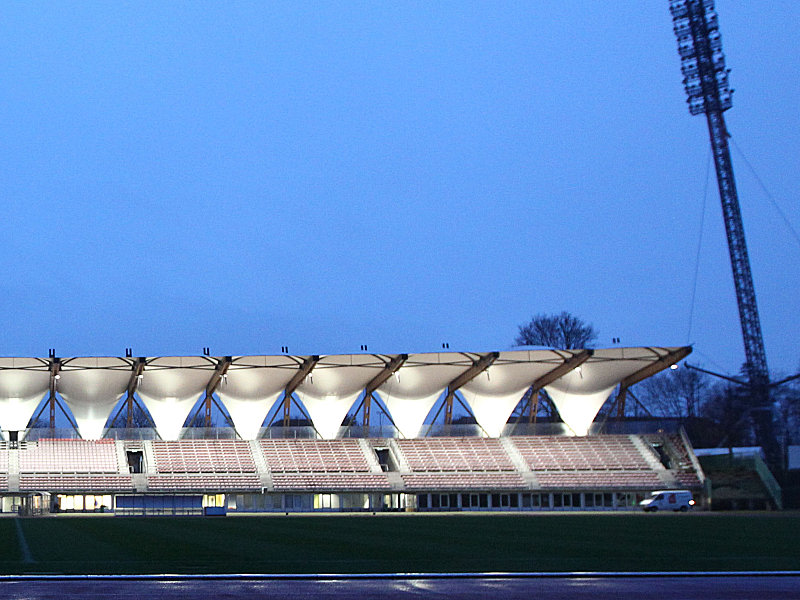 Am Samstag ruht auch hier der Ball: Das Erfurter Steigerwaldstadion.