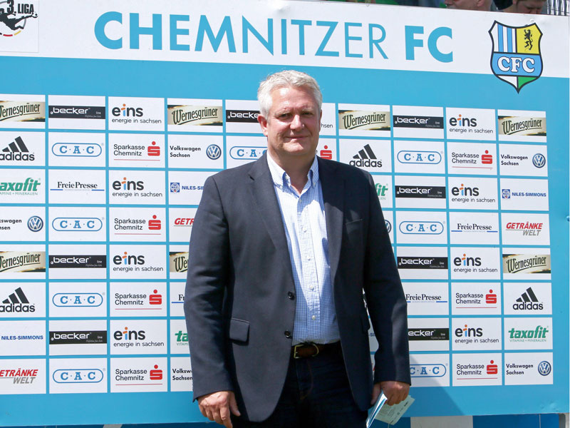 Hat mit dem Chemnitzer FC noch viel vor: Sportdirektor Stephan Beutel.