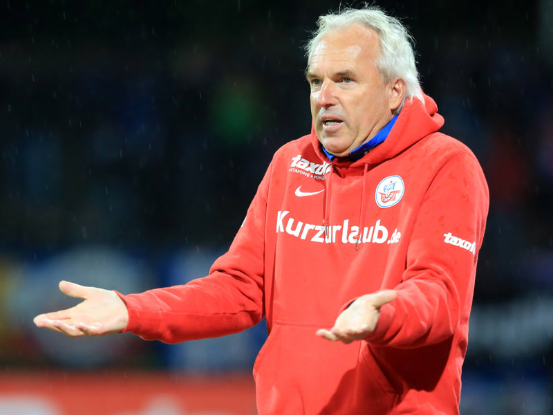 Konnte Hansa Rostock keine Impulse mehr geben: Coach Peter Vollmann. 