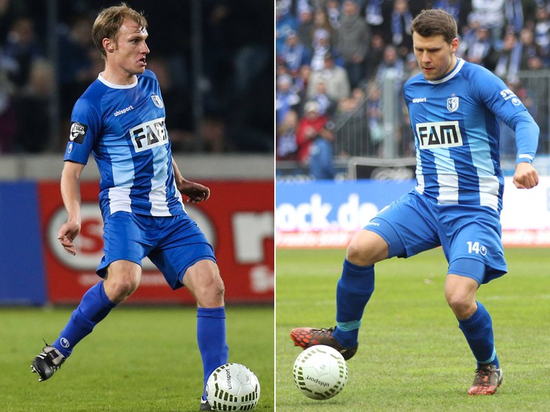 Zwei FCM-Akteure im Fokus: Silvio Bankert (l.) h&#246;rt zum Saisonende auf, Niklas Brandt verl&#228;ngert.