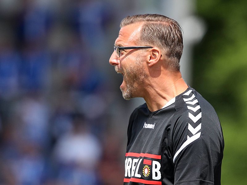 Hatte allen Grund zur Freude: Gro&#223;aspachs neuer Coach Sascha Hildmann.