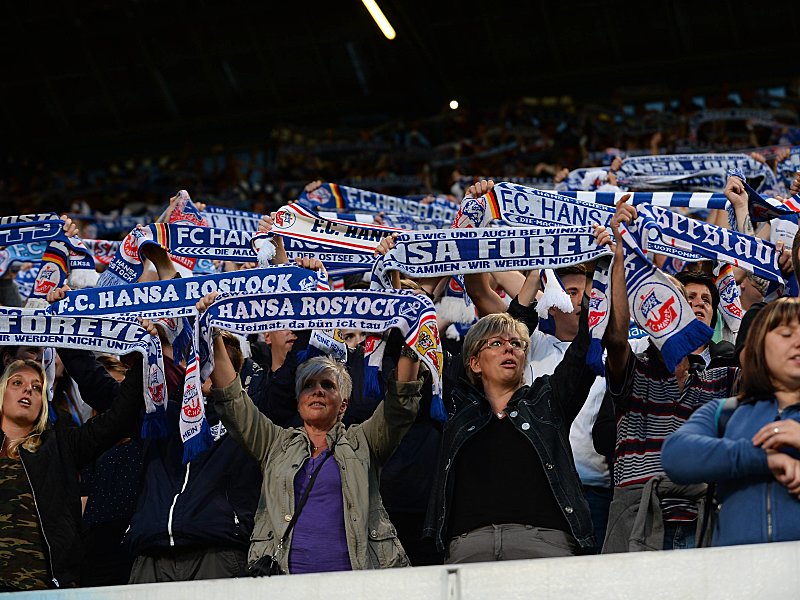 Fans von Hansa Rostock.