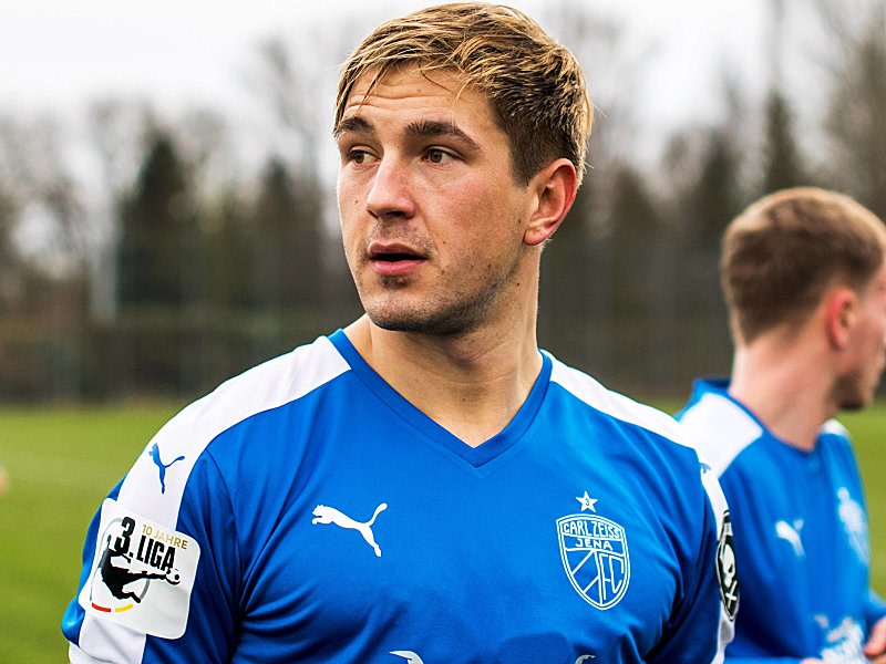 Steht beim FC Carl Zeiss Jena bis 2019 unter Vertrag: Kevin Pannewitz.