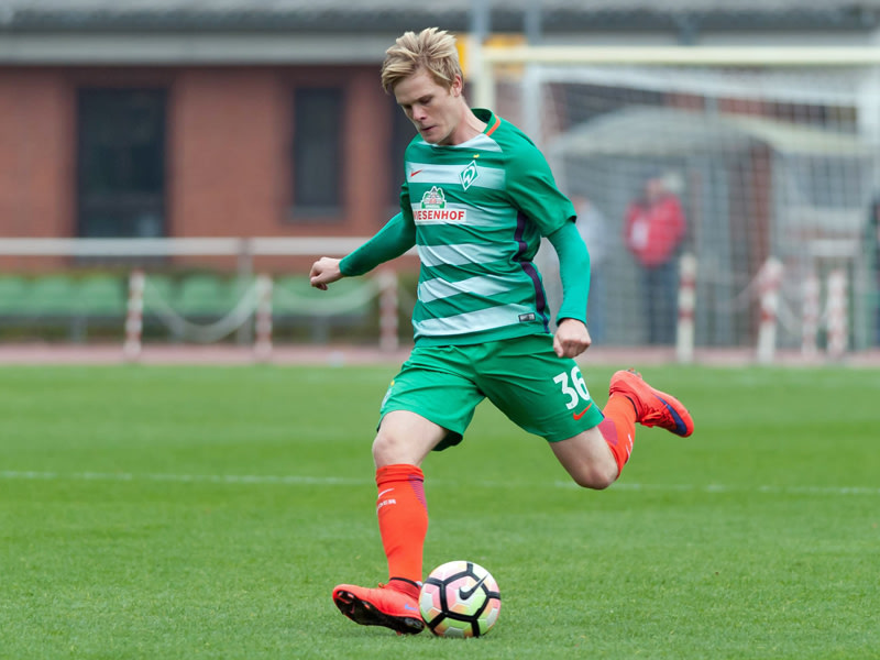 Will sein Offensivspiel verbessern: Thore Jacobsen vom SV Werder Bremen II.
