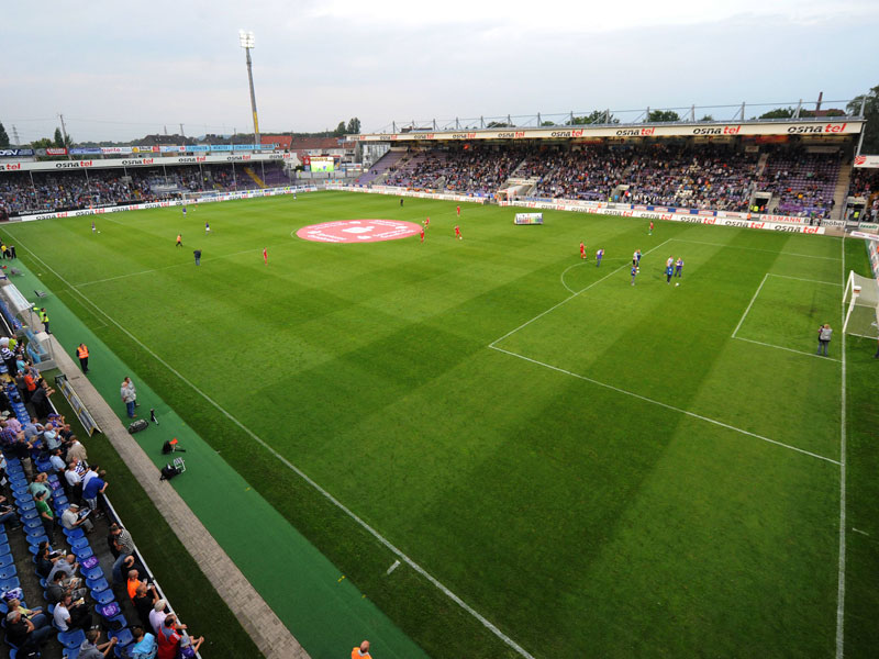 Das Stadion an der Bremer Br&#252;cke wird Schauplatz des Viertelfinals Lotte gegen BVB.