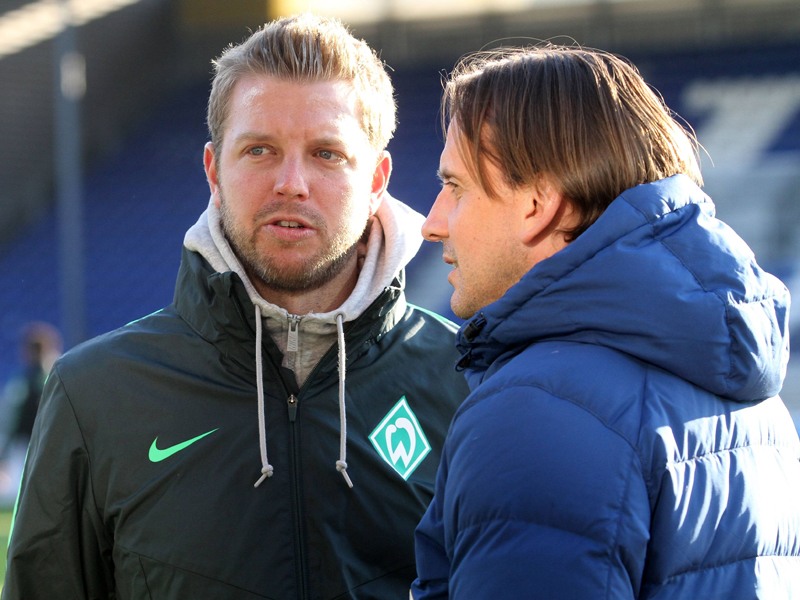 Unter Druck: Bremens U23-Trainer Florian Kohfeldt (links).