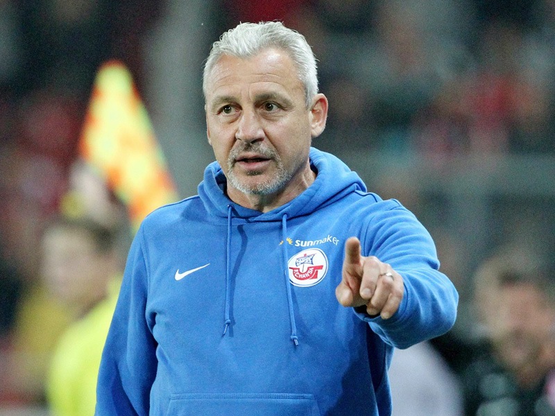 Will mit seinem Team nachlegen: Rostocks Trainer Pavel Dotchev. 