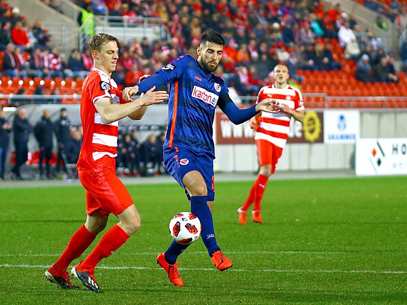 Der FSV Zwickau setzte sich am Montagabend gegen Energie Cottbus durch.