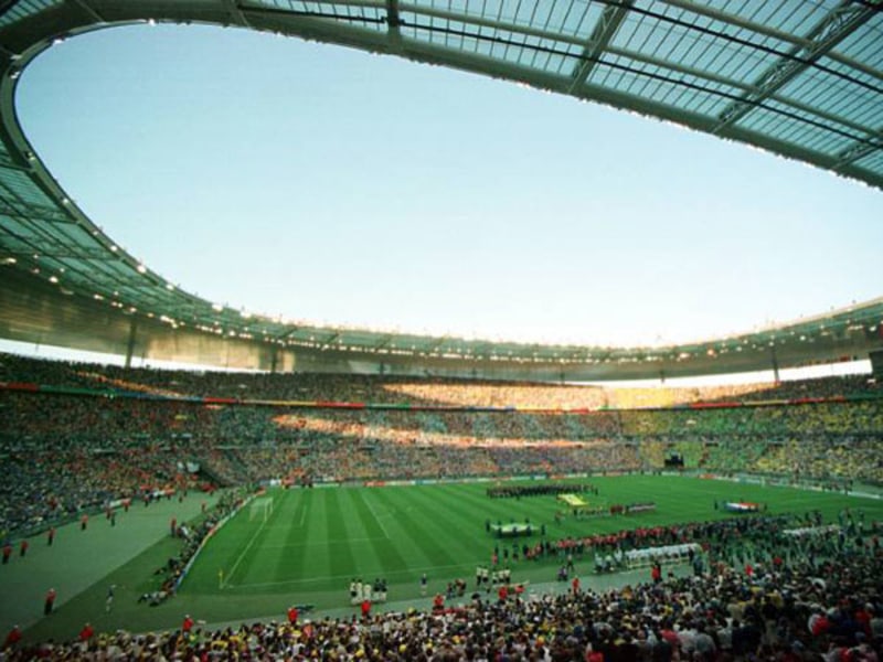 Historische Spielst&#228;tte: Das Stade de France, hier beim Finalabend der WM 1998.