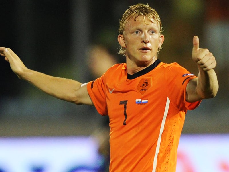 Die Geste t&#228;uscht: Dirk Kuijt fehlt der Niederlande am Dienstag gegen Finnland. 