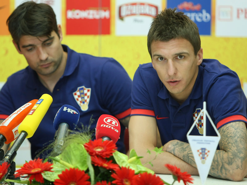 Angeschlagenes Kroaten-Duo: Vedran Corluka und Mario Mandzukic.