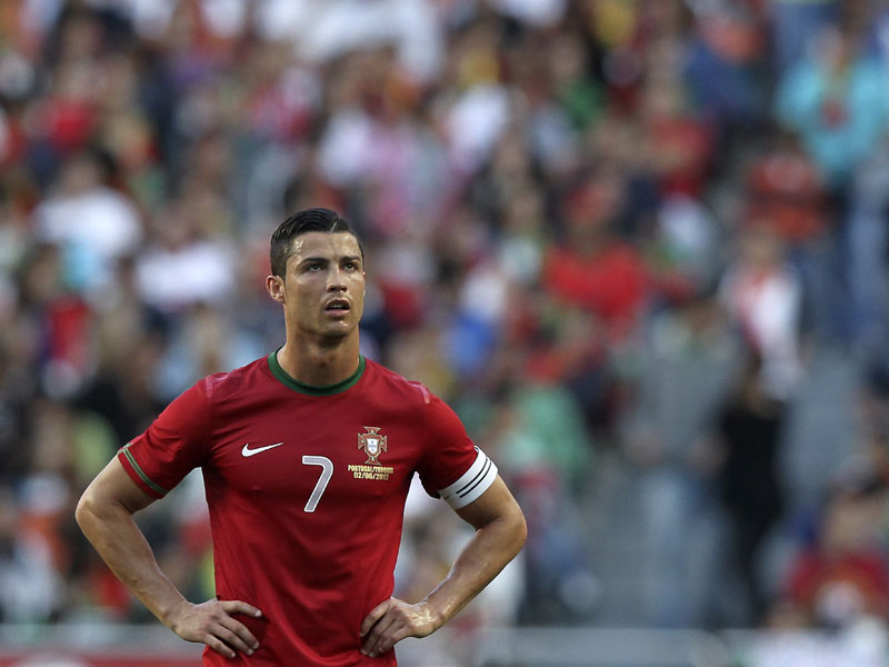 Elfmeter verschossen, Generalprobe verloren: Portugals Kapit&#228;n Cristiano Ronaldo.