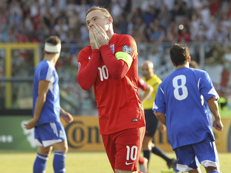 Zog mit Sir Bobby Charlton gleich: Wayne Rooney verbuchte in San Marino L&#228;nderspieltor Nummer 49.