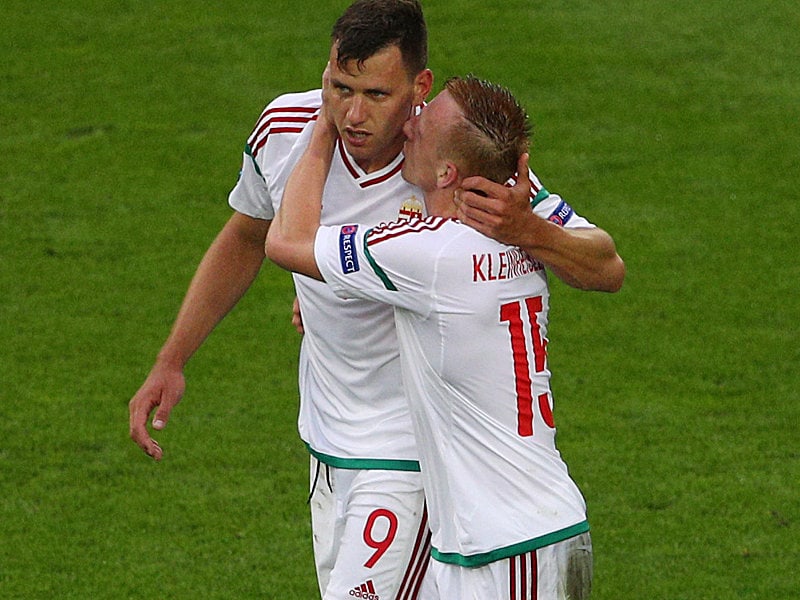 Zwei von drei Bundesliga-Spielern, die ungarische EM-Geschichte geschrieben haben: Adam Szalai und Laszlo Kleinheisler.