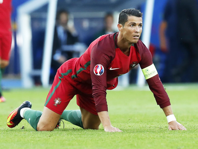 Portugal ist ins Straucheln geraten: Superstar Cristiano Ronaldo vergab sogar vom Punkt. 