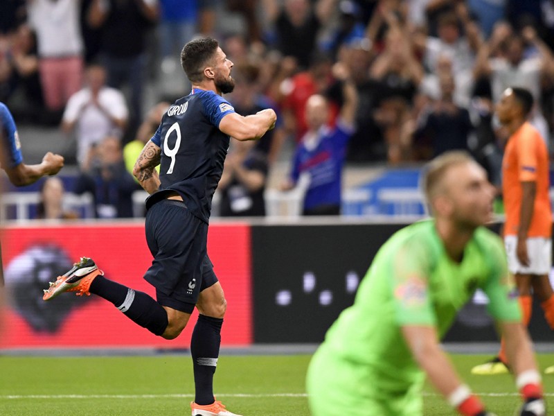Er entschied ein nach der Pause doch noch spannendes Spiel zugunsten von Frankreich: Angreifer Olivier Giroud.