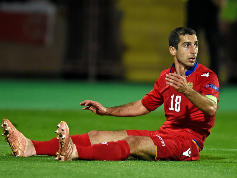 Ratlos: Armeniens Henrikh Mkhitaryan beim 0:1 gegen Gibraltar.