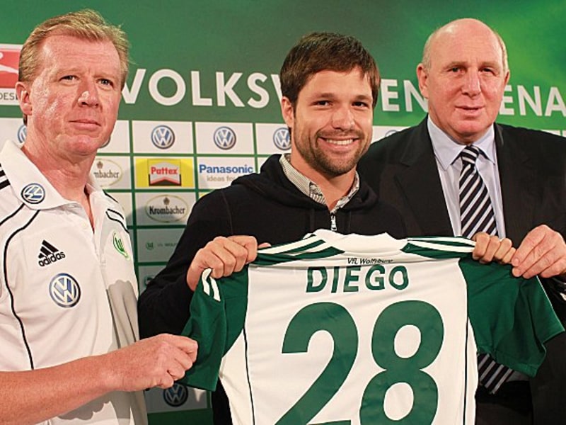 Zur&#252;ck in der Bundesliga: Diego.