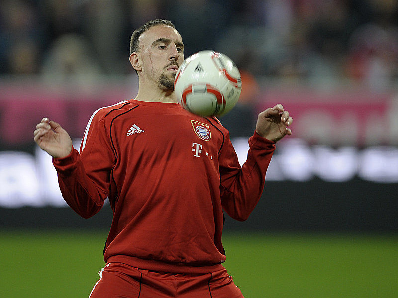 Bringt sich in Form: Franck Ribery wirkte im Test gegen Unterhaching mit.