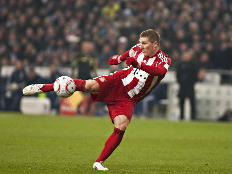 Weiter f&#252;r den FCB am Ball: Bastian Schweinsteiger.