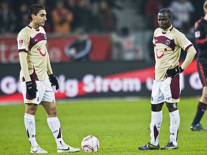 Gesprengtes Sturmduo: Mohammed Abdellaoue und Didier Ya Konan (re.).