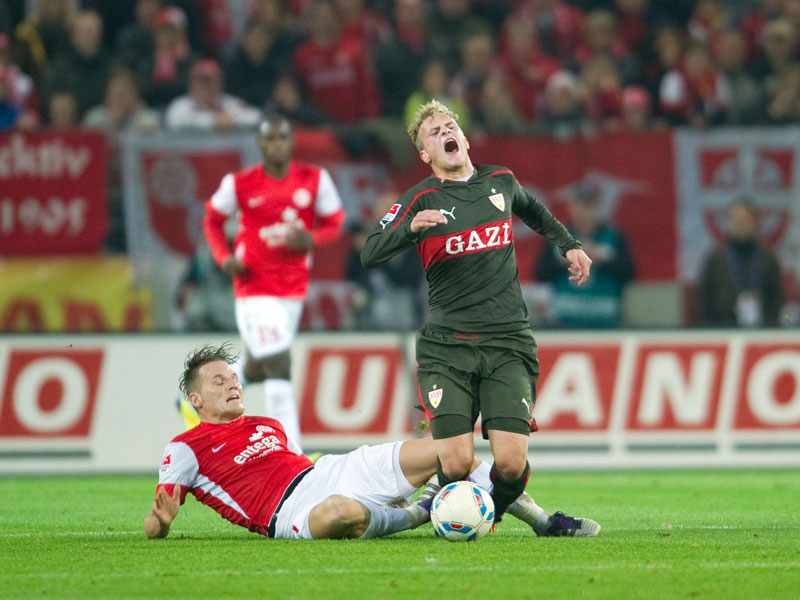 Gr&#228;tsche mit Folgen: Eugen Polanski (l.) fehlt u.a. gegen den FC Bayern.