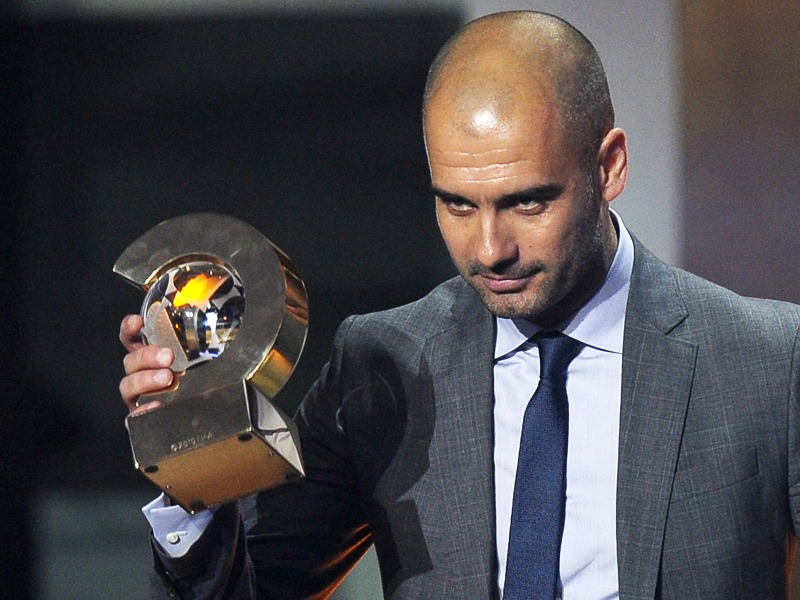 Welttrainer des Jahres 2011: Josep Guradiola, Coach des Weltpokalsiegers FC Barcelona. 