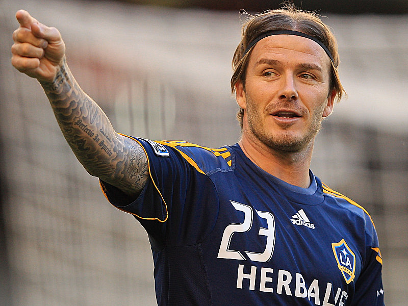 Spekulationen beendet: David Beckham spielt in der Saison 2012 weiter f&#252;r Los Angeles Galaxy.