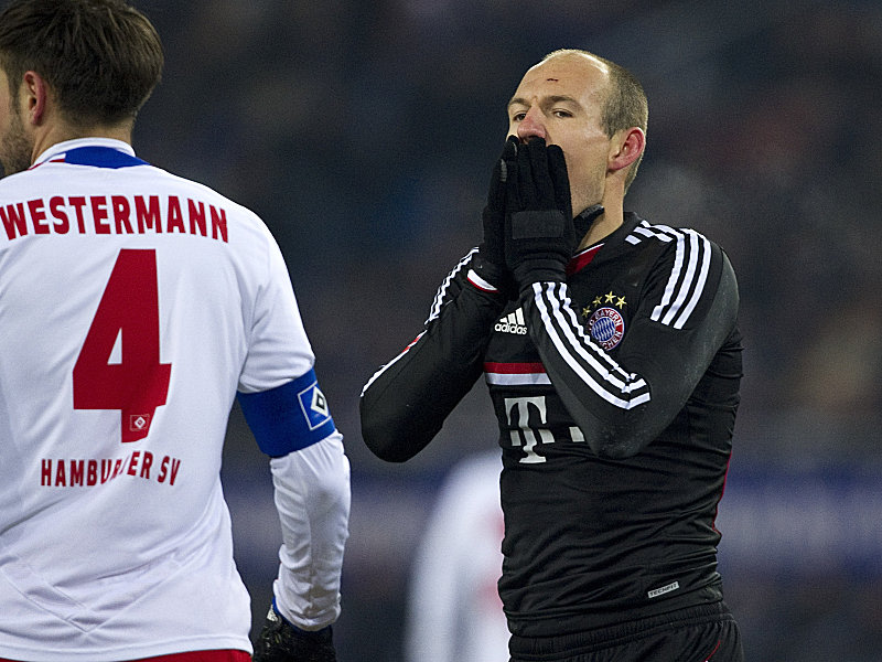Das Visier noch nicht richtig eingestellt: Arjen Robben und der FC Bayern. 