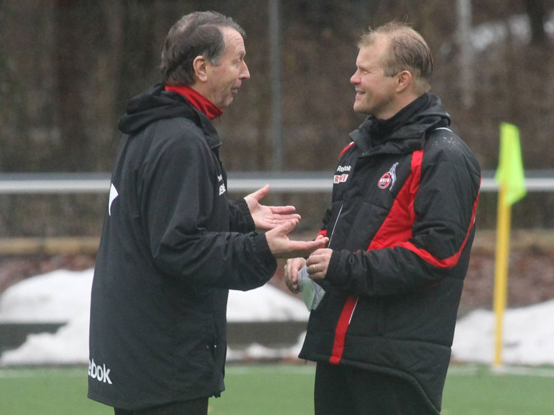 Fungierte schon in Frank Schaefers erster Amtszeit in K&#246;ln als Co-Trainer: Rolf Herings (li.).