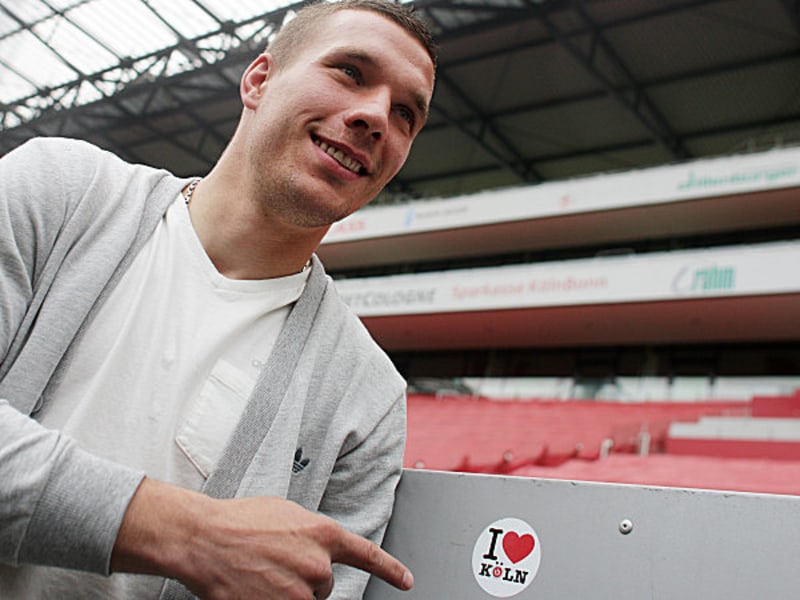 Ist f&#252;r Samstag zuversichtlich: K&#246;lns Lukas Podolski.