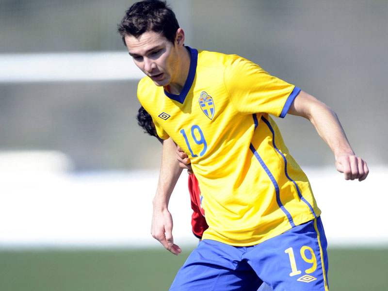 Bald im Borussendress unterwegs: Der schwedische U-19-Nationalspieler Branimir Hrgota.