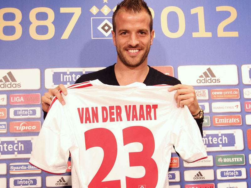 Nach Hause gekommen: Rafael van der Vaart wurde beim HSV vorgestellt.