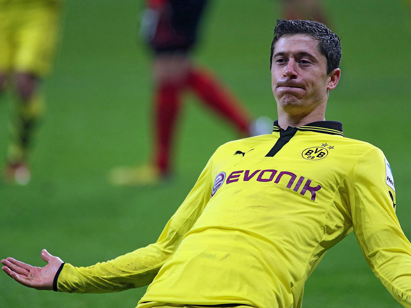 Begehrter Angreifer: Robert Lewandowski von Borussia Dortmund.