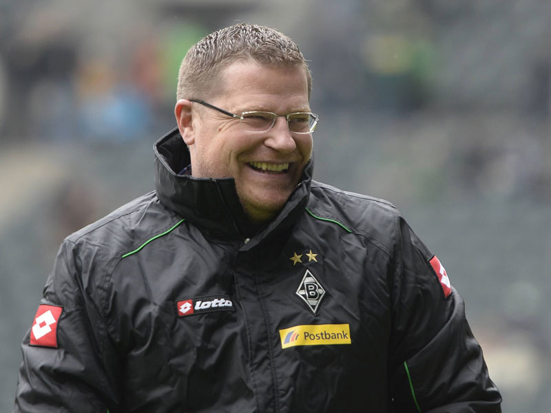 Hat gut lachen: Max Eberl lenkt auch in Zukunft die sportlichen Geschicke von Borussia M&#246;nchengladbach.