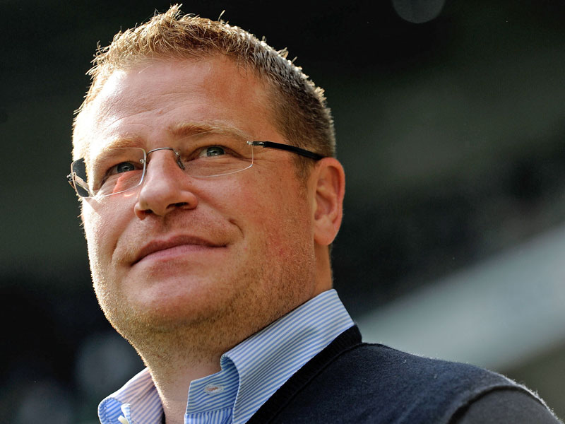 Blickt etwas skeptisch auf die Abwehrkr&#228;fte der Bundesliga: Gladbachs Manager Max Eberl.