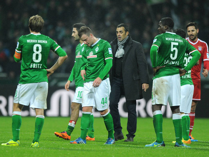 SV Werder im Dezember 2013: Kollektives Scheitern gegen den FC Bayern, Aufschwung in Berlin?