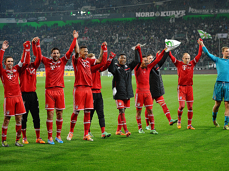 Einer fehlte beim Schlussjubel der Bayern: Mario Mandzukic wurde aus dem Kader verbannt.