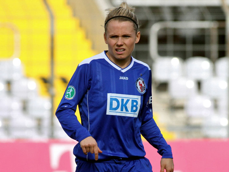 Traf wie zuletzt gegen Sindelfingen erneut doppelt: Turbines Mittelfeldspielerin Julia Simic.