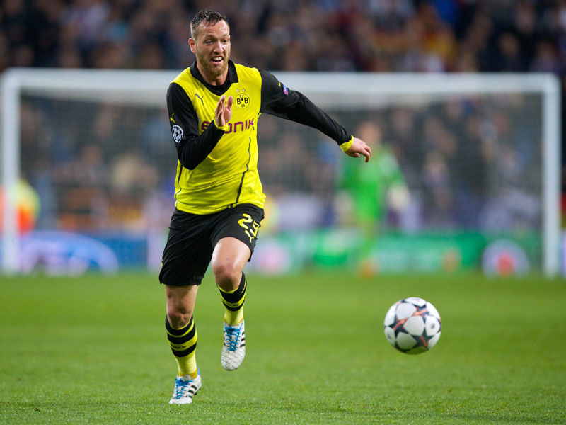 Tauscht er den BVB- gegen den Hertha-Dress? Julian Schieber hat das Reservisten-Dasein in Dortmund satt.