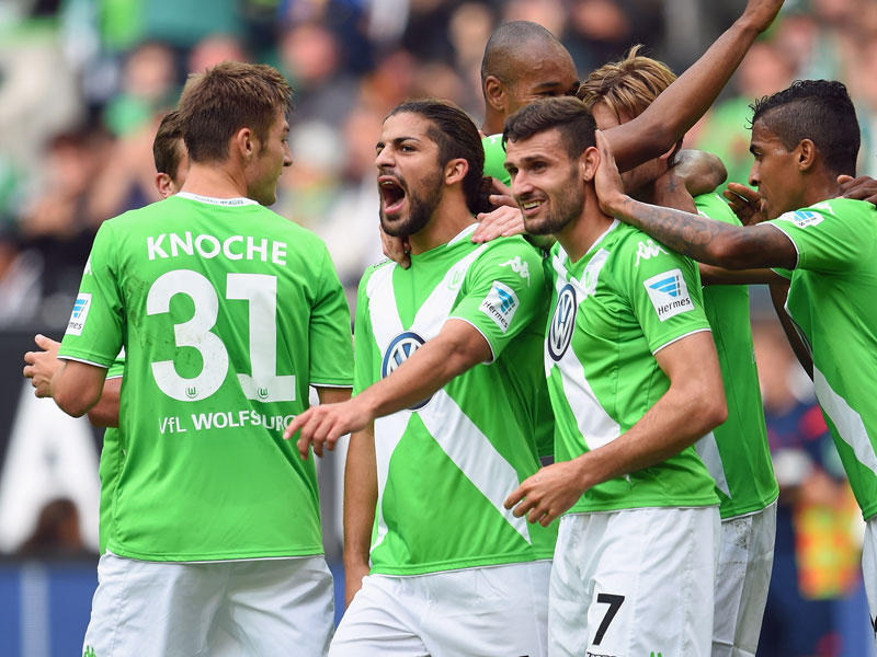 Wolfsburg jubelt - auch dank Rodriguez, der doppelt traf.