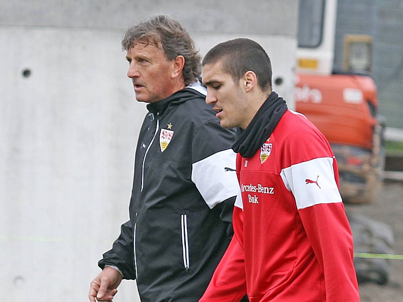 Abgang im Training: Stuttgarts Oriol Romeu verletzte sich vergangene Woche.