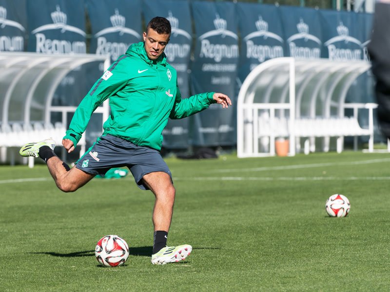 Positive Signale: Bremens Hoffnungstr&#228;ger Franco di Santo. 