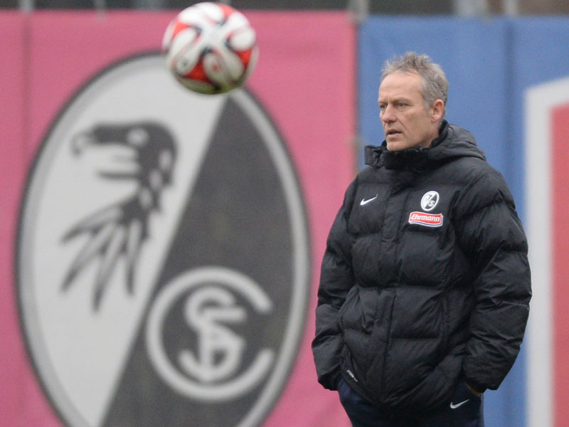 Kann aus dem Vollen sch&#246;pfen: Freiburgs Trainer Christian Streich.