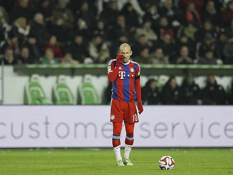 Sieht die Pleite von Wolfsburg als Warnsignal: Arjen Robben. 