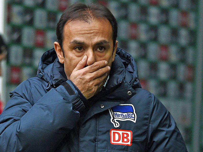 Mit Hertha gegen Leverkusen unter Zugzwang: Trainer Jos Luhukay.   