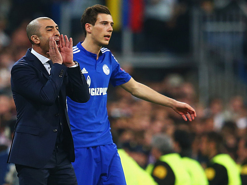 Musste in Augsburg fr&#252;h auf Leon Goretzka verzichten: Schalke-Coach Roberto di Matteo.