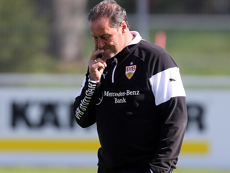 M&#246;chte sich auf das Wesentliche konzentrieren: VfB-Coach Huub Stevens.