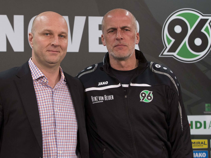 Dirk Dufner (li.) und Michael Frontzeck - Seite an Seite auch in die neue Saison.